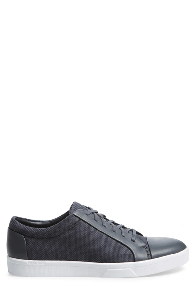 Shop Calvin Klein 'igor' Sneaker In Grey/grey Leather
