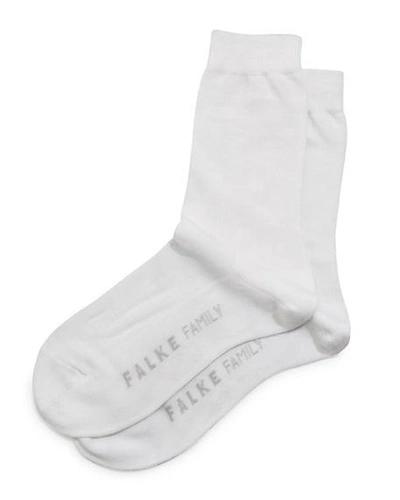 Shop Falke Family Ankle Socks In White