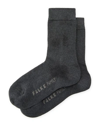 Shop Falke Family Ankle Socks In Anthracite