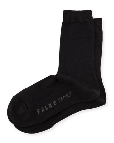 Shop Falke Family Ankle Socks In Black