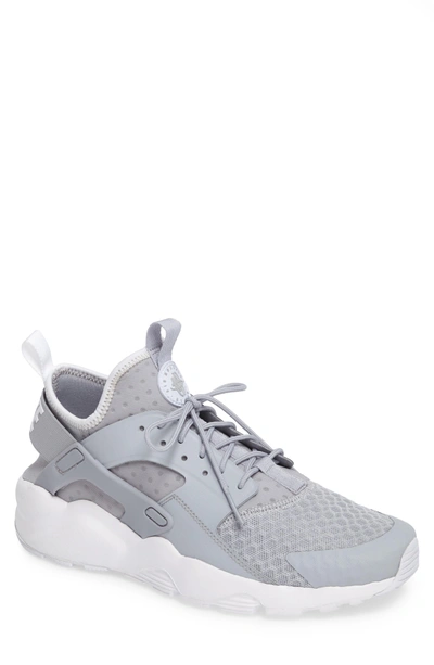 Shop Nike Air Huarache Run Ultra Sneaker In Grey/ Pale Grey/ White