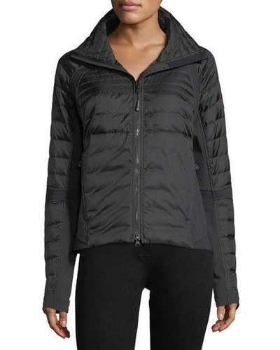 Shop Canada Goose Hybridge Perren Jacket In Black