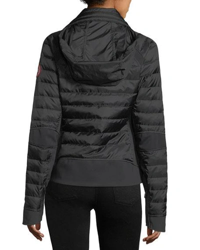 Shop Canada Goose Hybridge Perren Jacket In Black