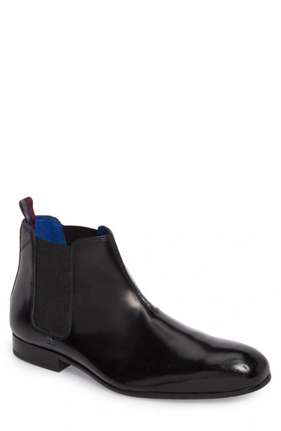 Shop Ted Baker Auldham Chelsea Boot In Black Leather
