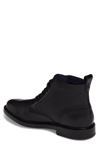 Shop Cole Haan Adams Grand Plain Toe Boot In Black Leather