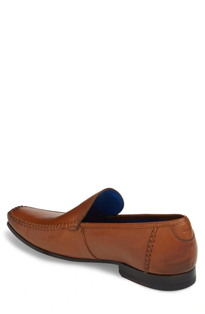 Shop Ted Baker Bly 9 Venetian Loafer In Tan Leather