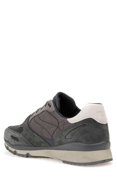 Geox Sandro Abx Ambphibiox Waterproof Sneaker In Anthracite | ModeSens