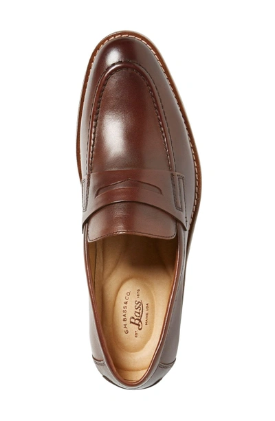 Shop G.h. Bass & Co. 'conner' Penny Loafer In British Tan Leather