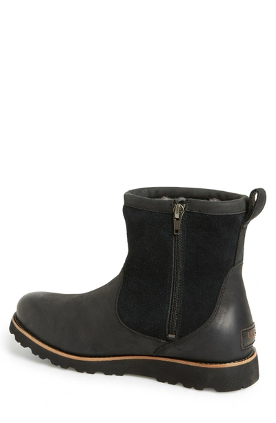 Shop Ugg Hendren Tl Waterproof Zip Boot In Black