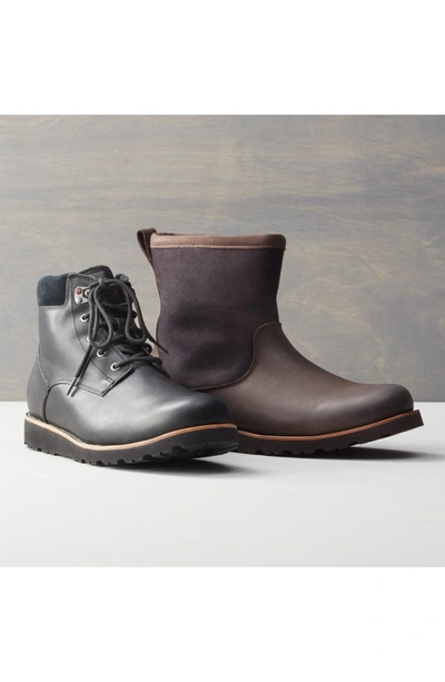 Shop Ugg Hendren Tl Waterproof Zip Boot In Black