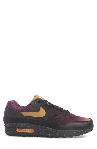 Shop Nike Air Max 1 Premium Sneaker In Anthracite/ Gold/ Pro Purple
