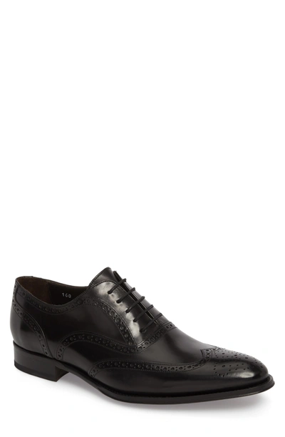 Shop To Boot New York Milton Wingtip Oxford In Black Leather