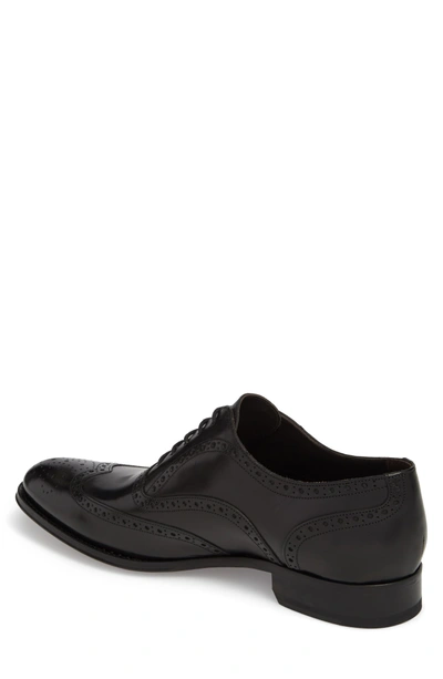 Shop To Boot New York Milton Wingtip Oxford In Black Leather