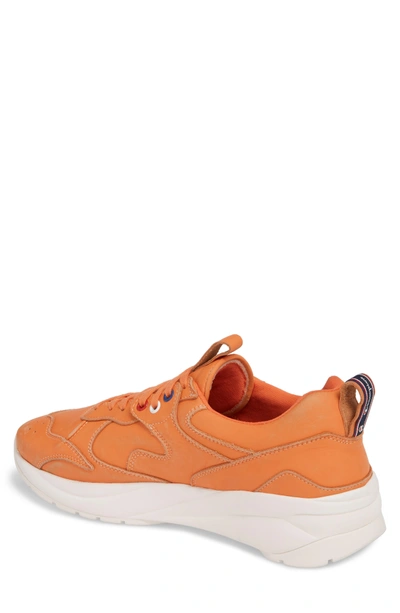 Shop Casbia Champion Veloce Atl Sneaker In Safety Orange Leather