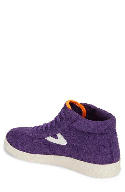 Shop Tretorn Andre 3000 Nylite High Top Sneaker In Vibrant Purple/ Vintage White