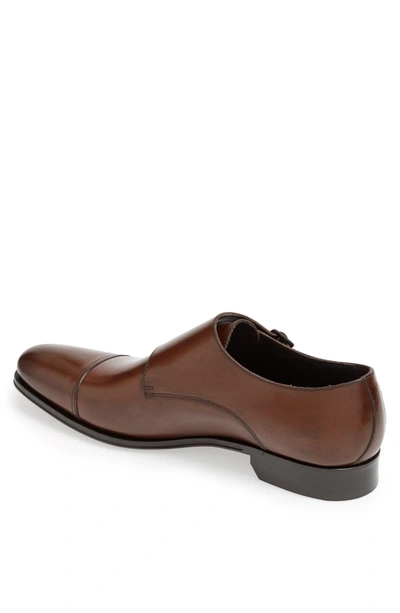 Shop To Boot New York 'grant' Double Monk Shoe In Alameda Brown
