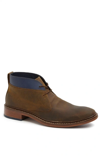 Shop Cole Haan 'colton' Chukka Boot In Copper/ Peacoat Leather