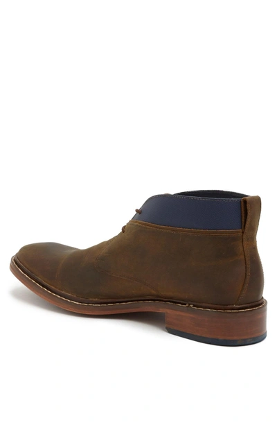 Shop Cole Haan 'colton' Chukka Boot In Copper/ Peacoat Leather