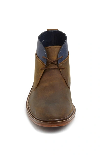 Shop Cole Haan 'colton' Chukka Boot In Copper/ Peacoat Leather