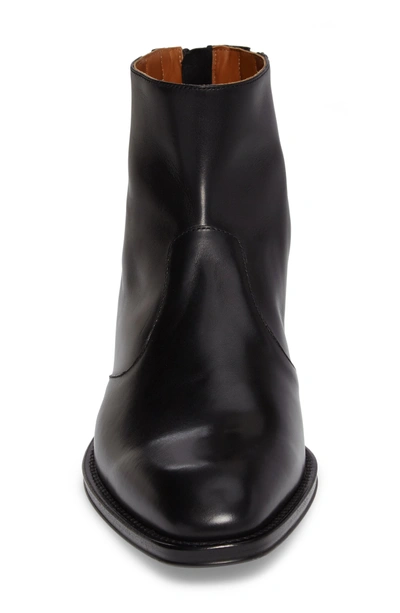 Shop Givenchy Three-zipper Boot In Black