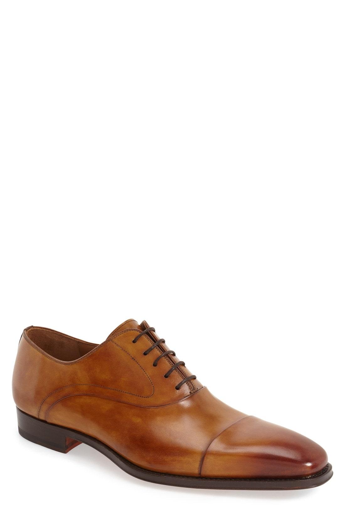 saffron cap toe oxford