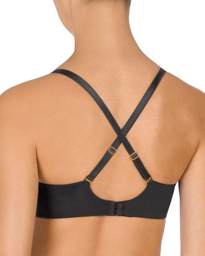 Shop Natori Conform Memory Foam Contour Underwire Bra In Coal