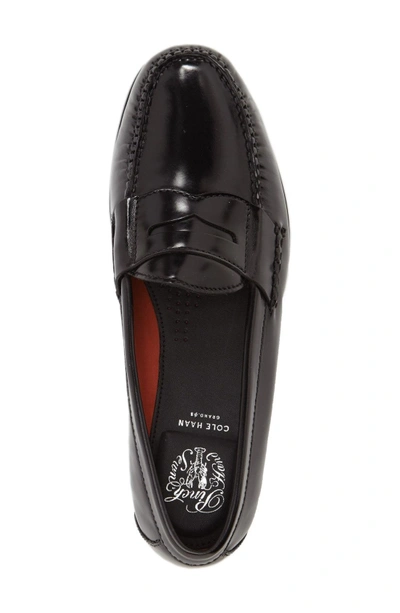 Shop Cole Haan 'pinch Grand' Penny Loafer In Black Leather