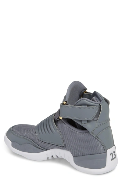 Shop Nike Jordan Generation High Top Sneaker In Cool Grey/ White/ Gold