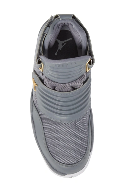 Shop Nike Jordan Generation High Top Sneaker In Cool Grey/ White/ Gold