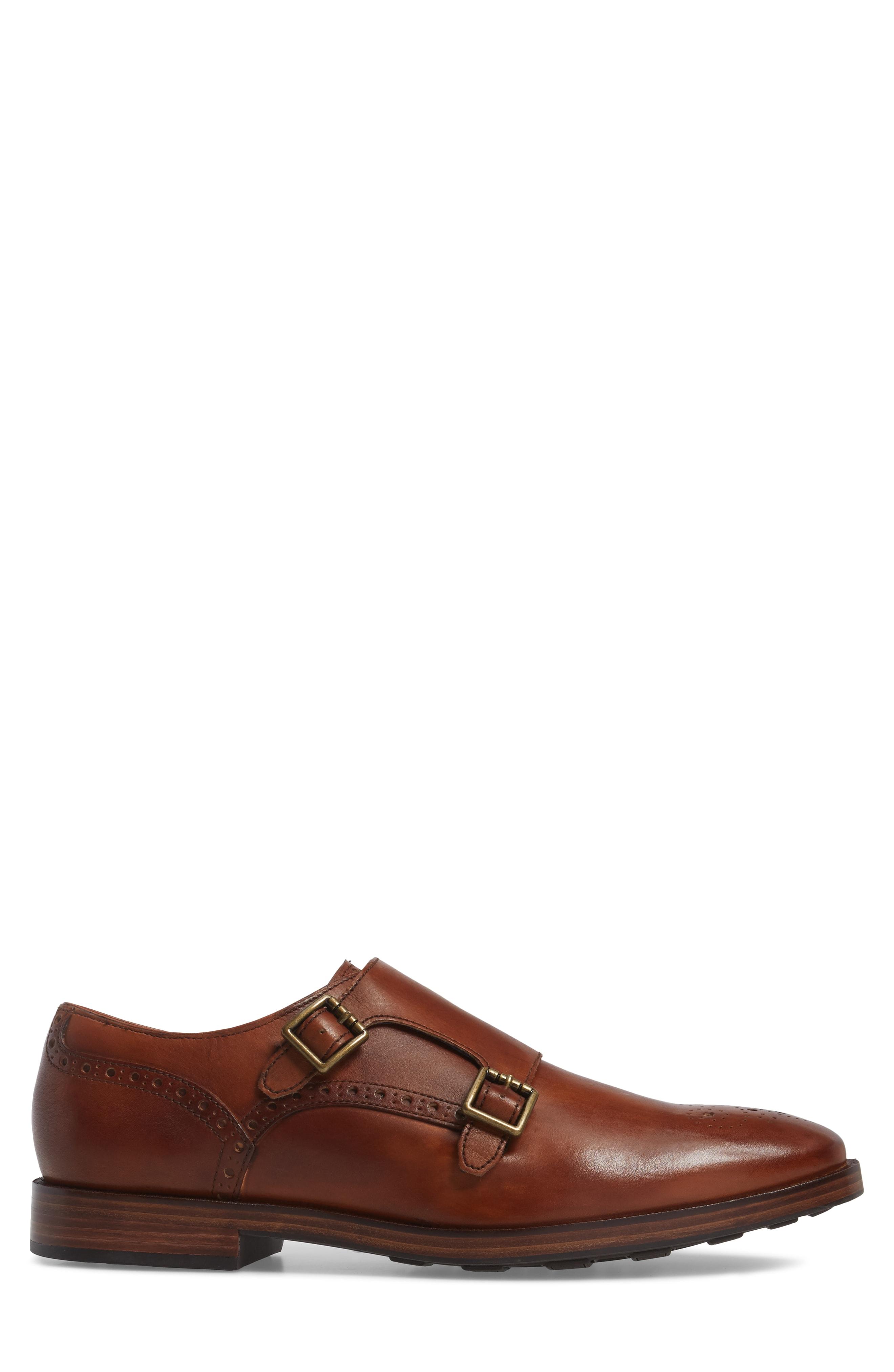 cole haan double monk british tan