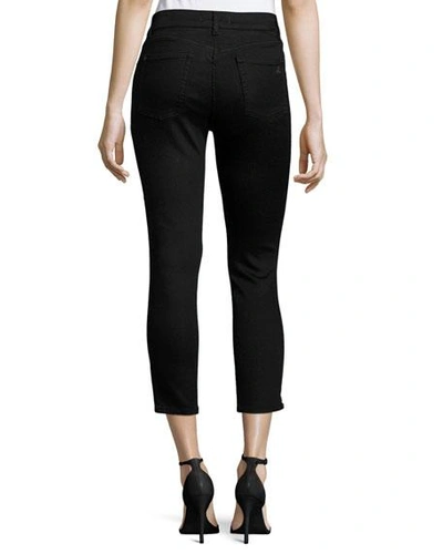 Shop Dl Premium Denim Florence Instasculpt Cropped Skinny Jeans In Hail