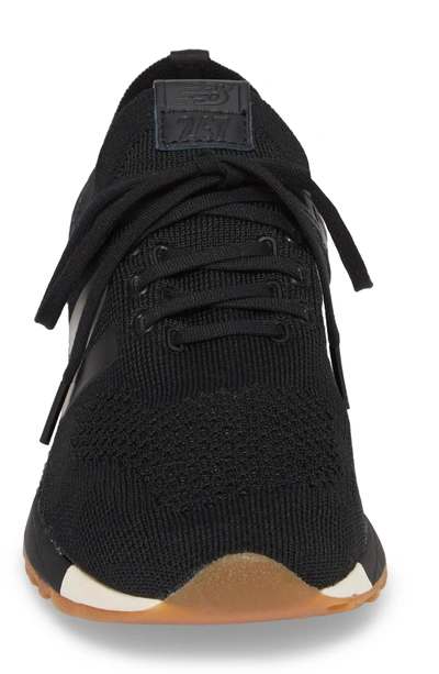Shop New Balance 247 Decon Knit Sneaker In Black