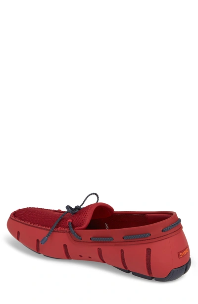 Shop Swims Loafer In Deep Red / Navy