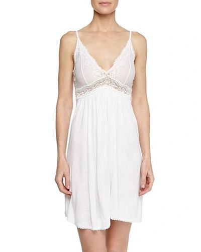 Shop Eberjey Colette Chemise In White