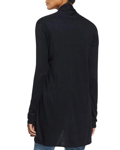 Shop The Row Knightsbridge Open-front Sweater, Black