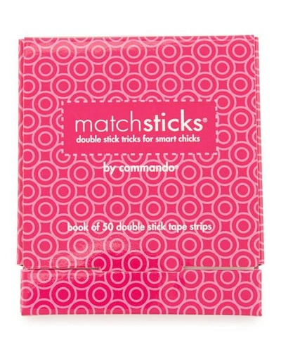 Shop Commando Matchsticks Double-stick Tape Strips In Clear