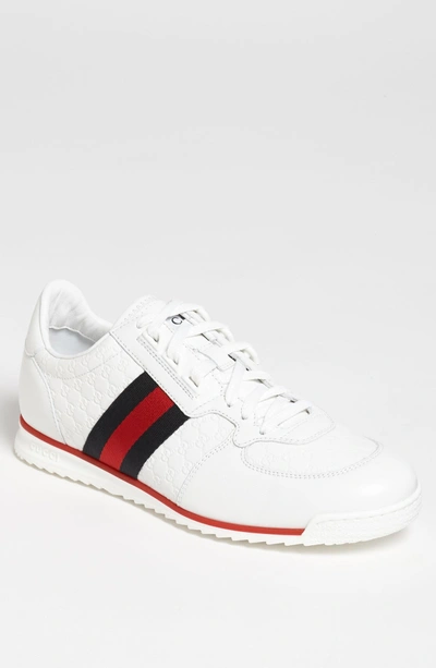 Shop Gucci Sl 73 Sneaker In White