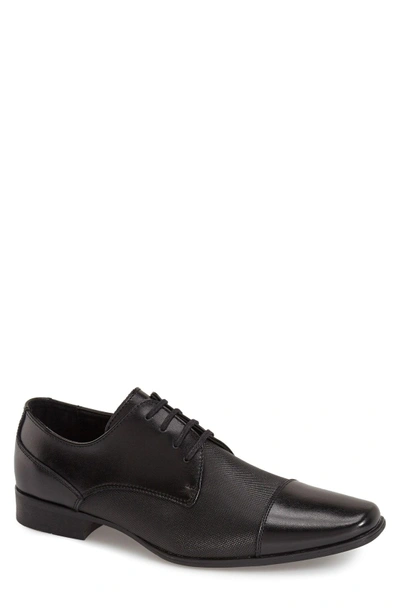 Shop Calvin Klein 'bram' Cap Toe Derby In Black