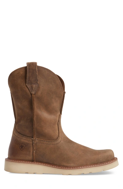 Shop Ariat Rambler Tall Boot In Brown Bomber Leather
