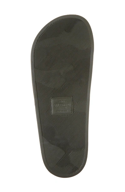 Shop Valentino Slide Sandal In Olive/ Senape