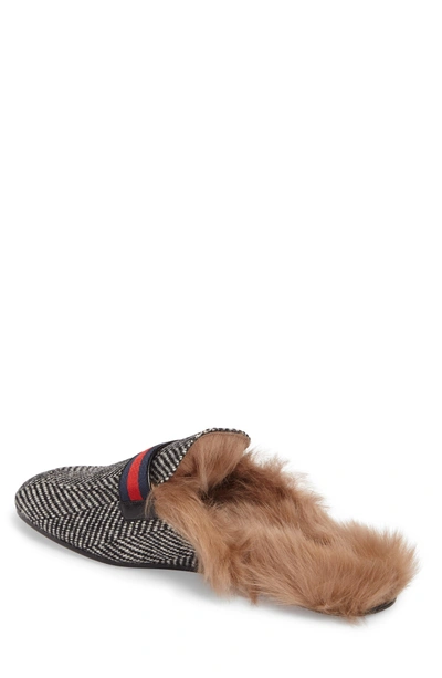 Shop Gucci Princetown Double G Herringbone Slipper