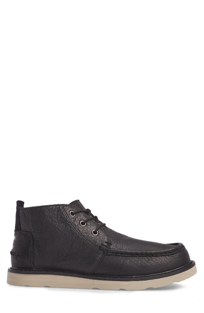 Shop Toms Chukka Boot In Black/black Leather