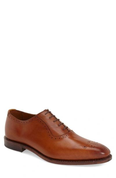 Shop Allen Edmonds Cornwallis Medallion Toe Oxford In Walnut