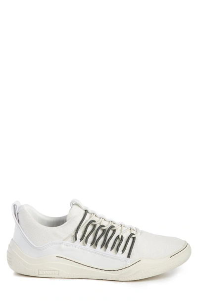 Shop Lanvin Elastic Sneaker In White