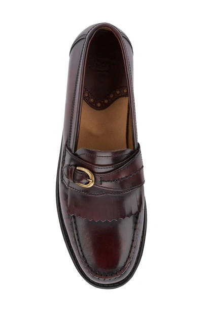 Shop G.h. Bass & Co. Wakeley Kiltie Loafer In Burgundy