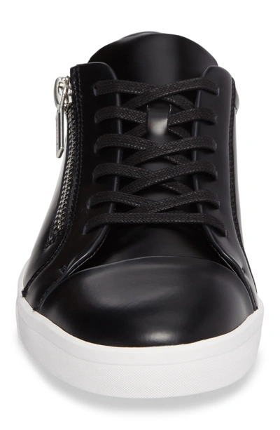 Calvin Klein Men's Ibrahim Box Leather Sneakers Men's Shoes In Black |  ModeSens