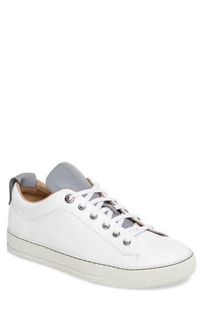 Shop Lanvin Low Top Sneaker In White Leather