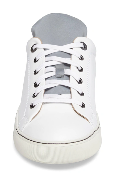 Shop Lanvin Low Top Sneaker In White Leather