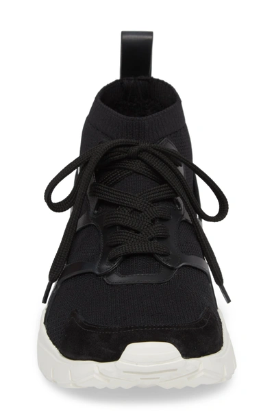 Shop Valentino Sound High Sneaker In Nero