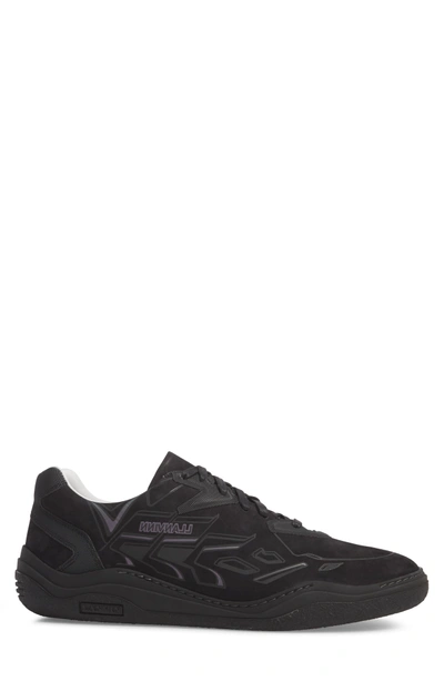 Shop Lanvin Diving Sneaker In Black Nubuck